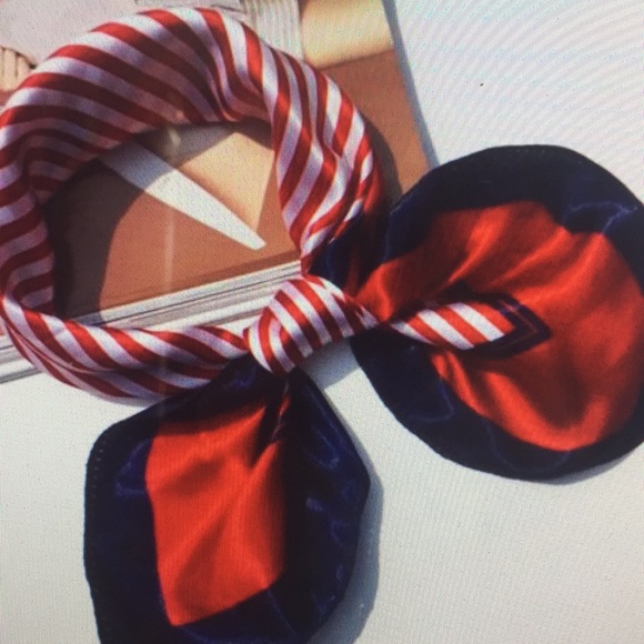 Accessories - LAST ONE AMERICANA  square neck tie scarf